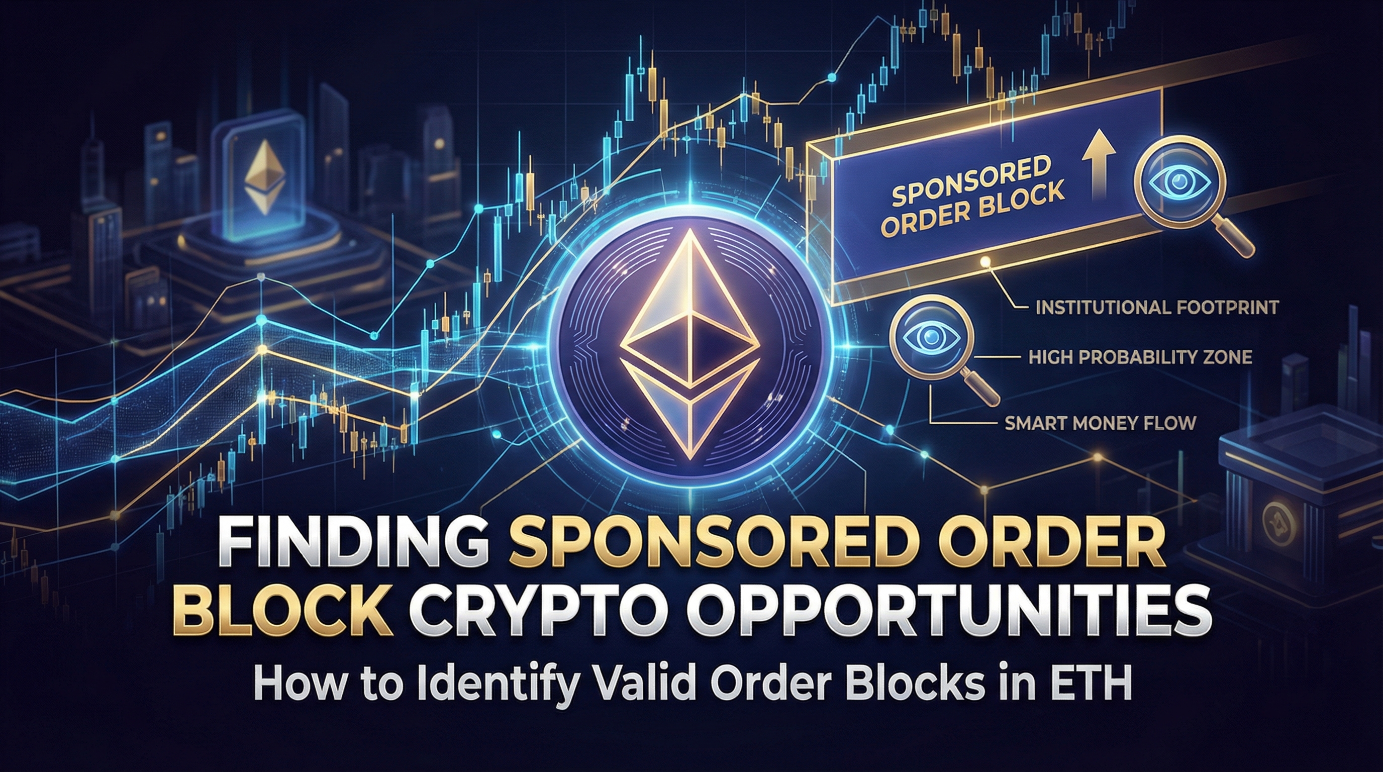 Finding Sponsored Order Block Crypto Opportunities: How to Identify Valid Order Blocks in ETH - TradingAnalysis.ai Trading Guide