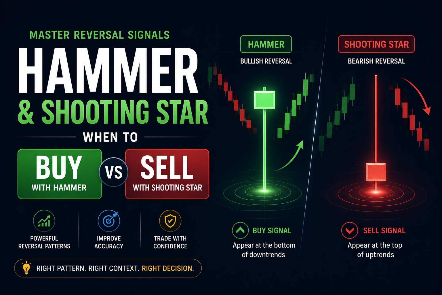 Hammer vs Shooting Star: Master These Reversal Patterns for Better Trade Entries - TradingAnalysis.ai Trading Guide
