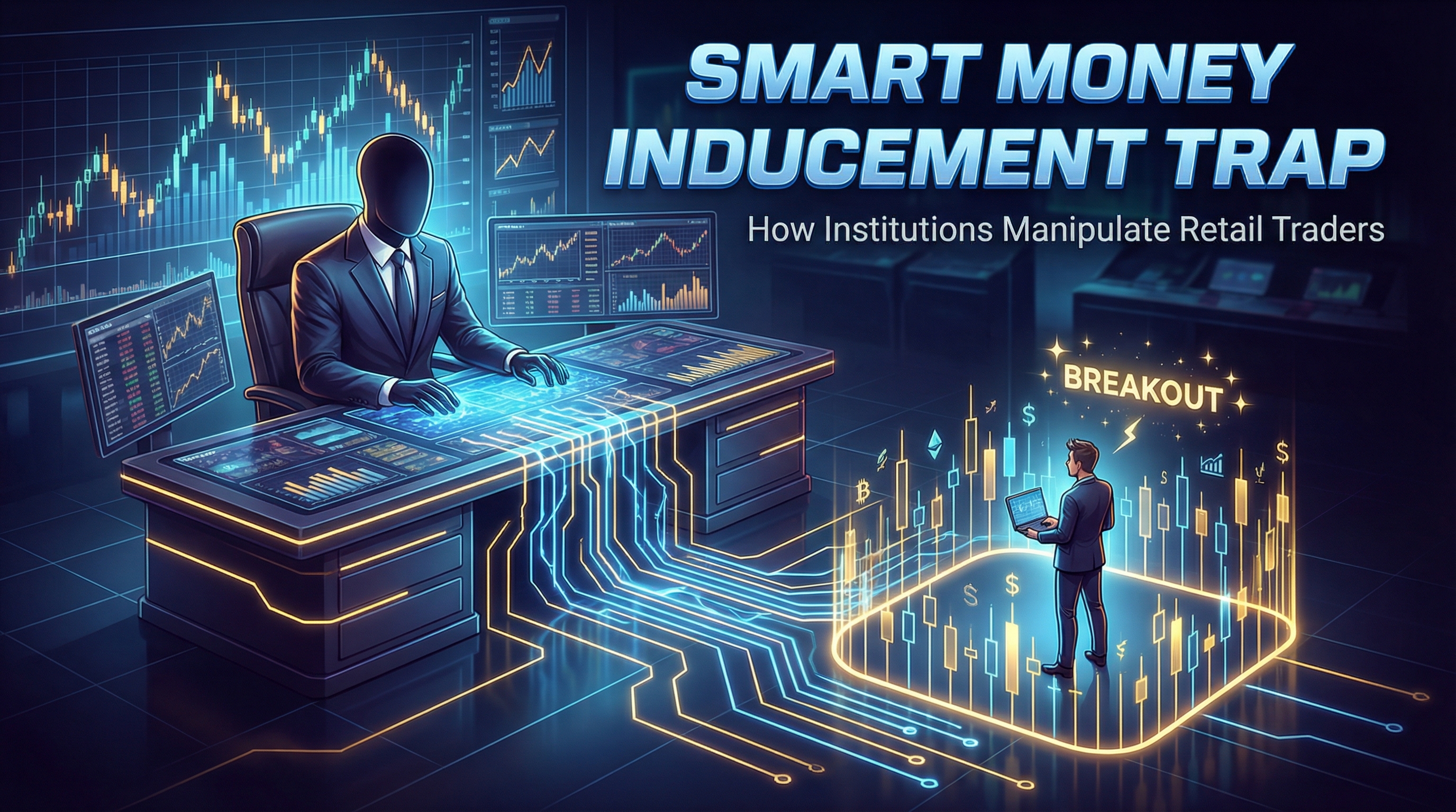 How Smart Money Uses SMC Inducement Trap Strategies to Manipulate Retail Traders - TradingAnalysis.ai Trading Guide