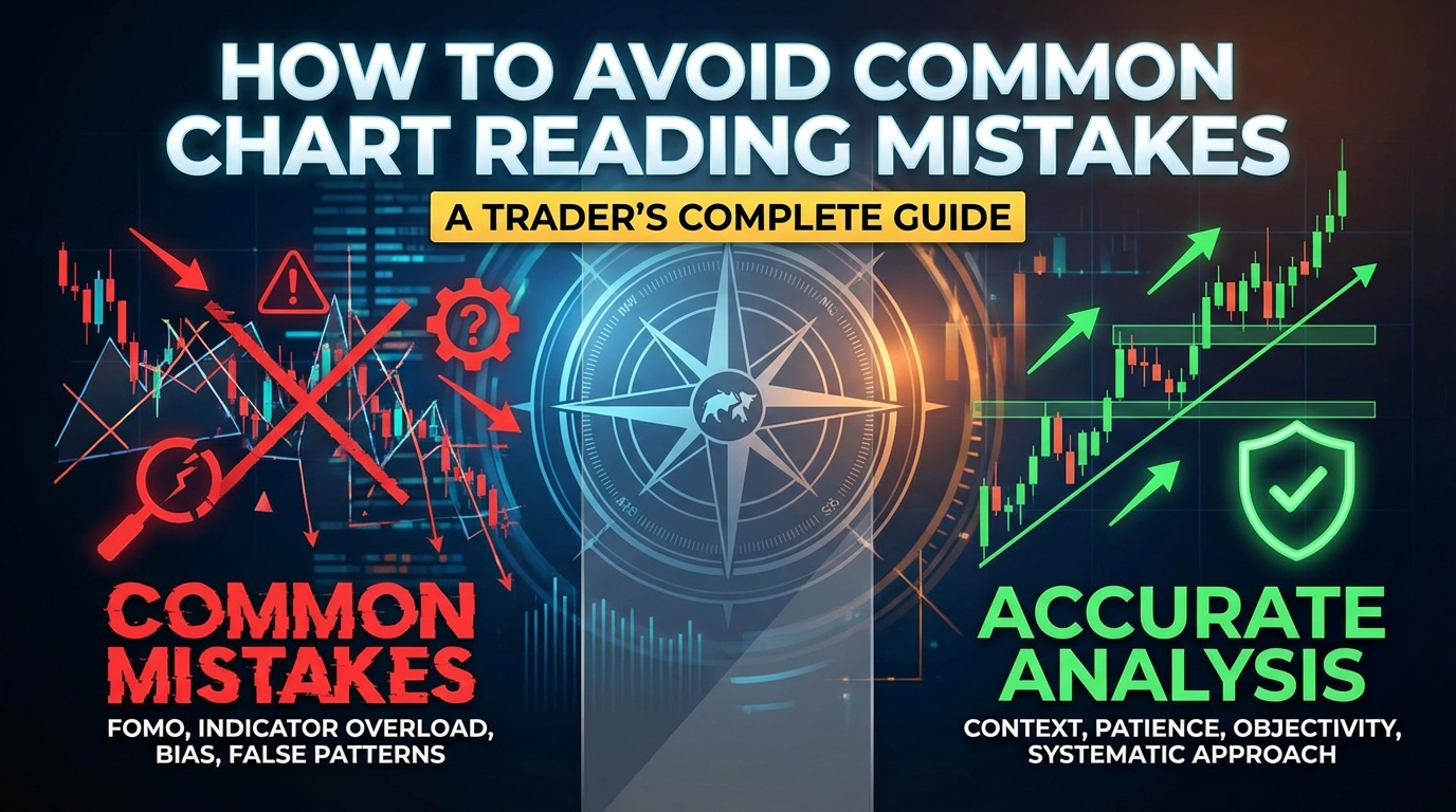 Featured image for How to Avoid Common Chart Reading Mistakes: A Trader's Complete Guide