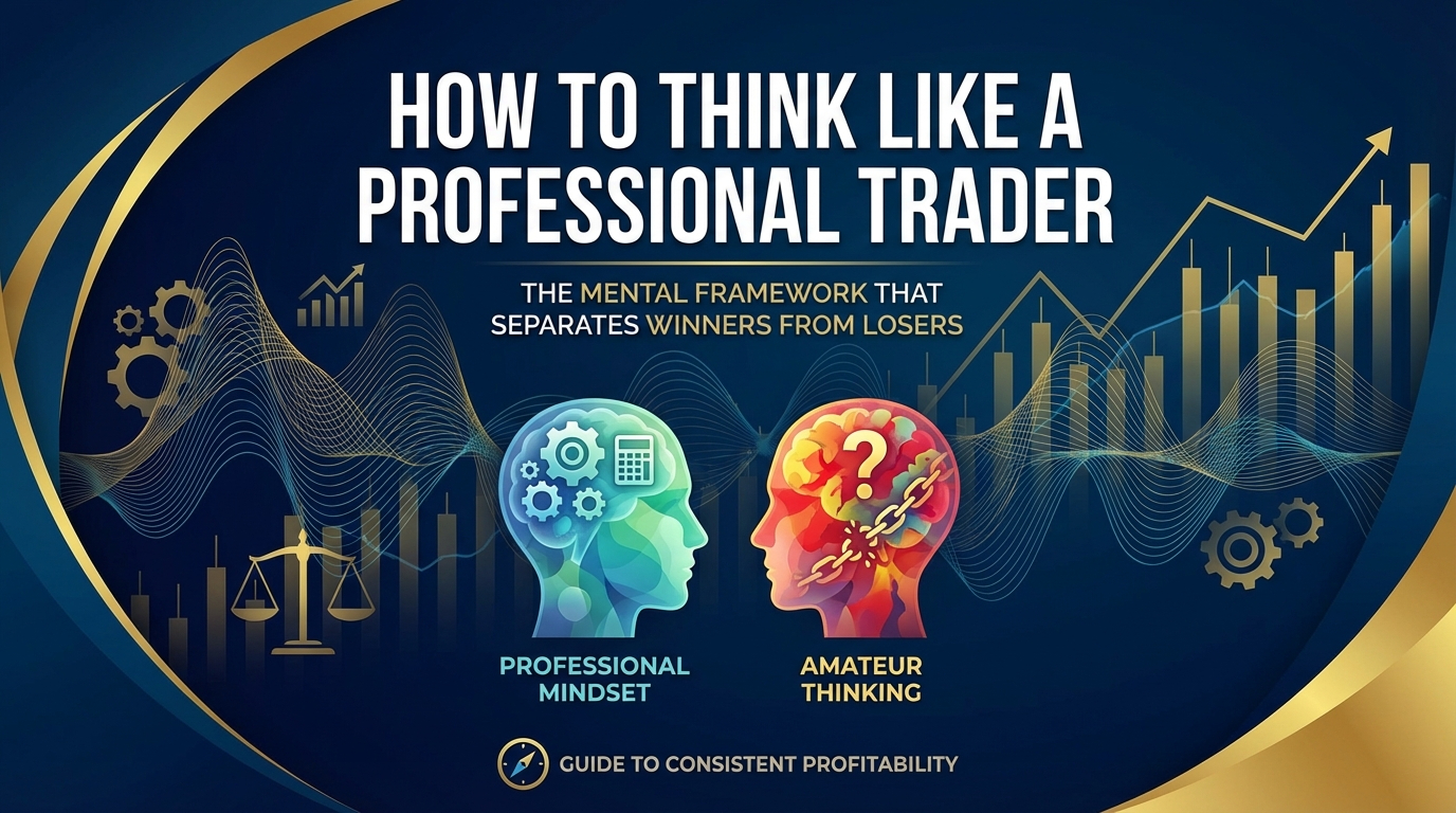 Featured image for How to Think Like a Professional Trader: The Mental Framework That Separates Winners from Losers