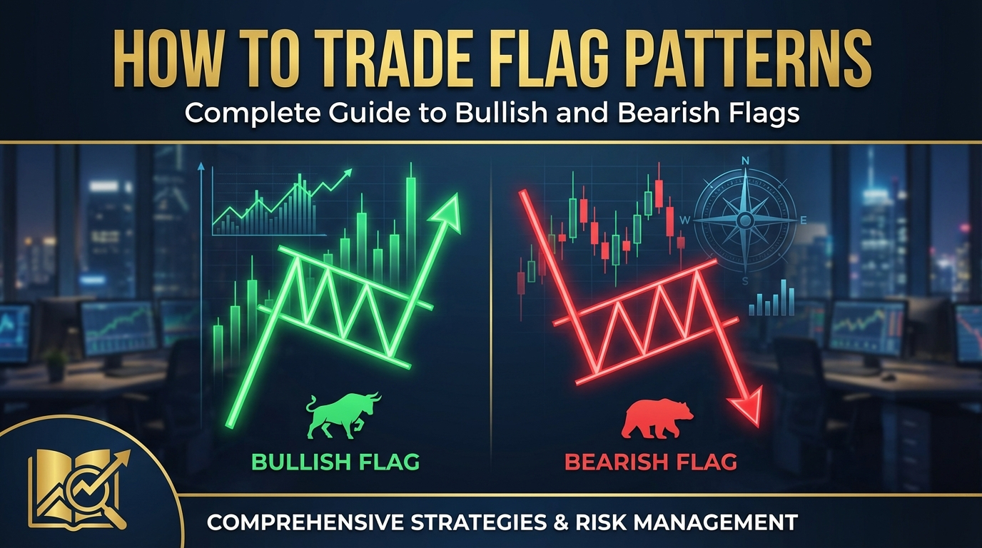 Featured image for How to Trade Flag Patterns: Complete Guide to Bullish and Bearish Flags