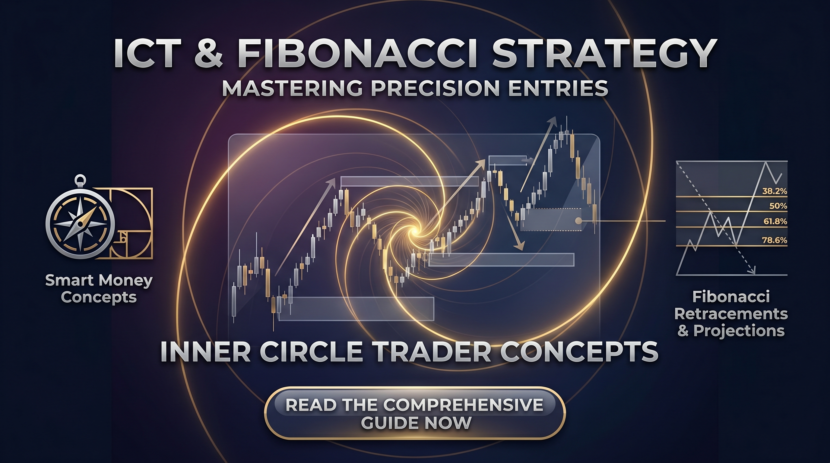 ICT and Fibonacci Strategy: Mastering Precision Entries with Inner Circle Trader Concepts - TradingAnalysis.ai Trading Guide