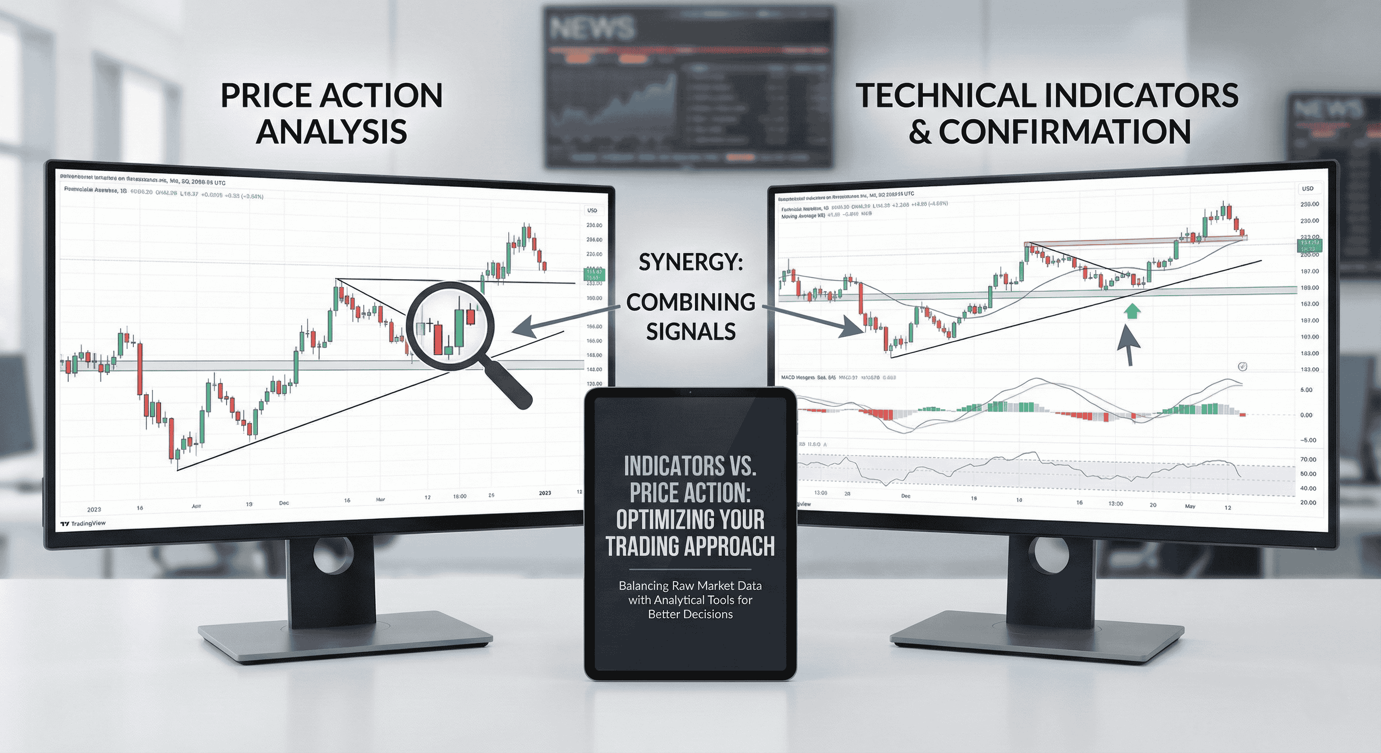 Indicators vs. Price Action: Optimizing Your Trading Approach - TradingAnalysis.ai Trading Guide