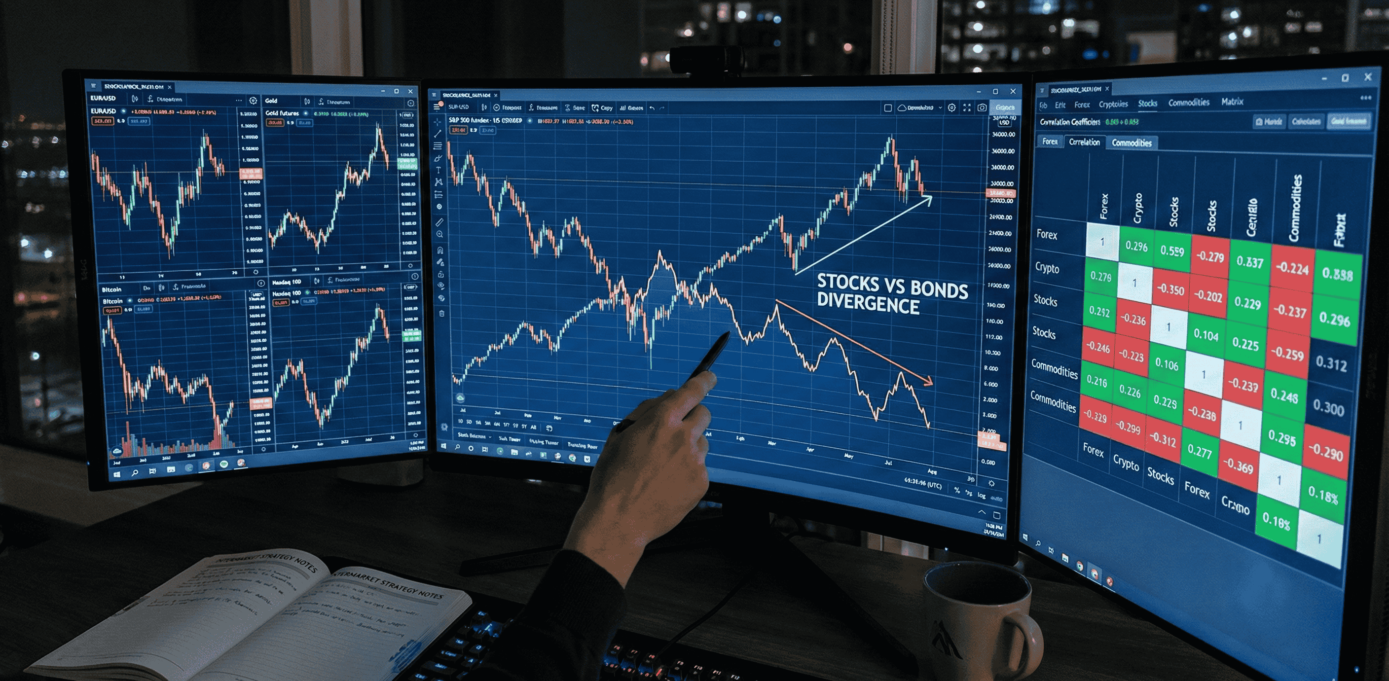 Intermarket Analysis for Traders: Unlocking Edge in Forex, Crypto, Stocks & Indices - TradingAnalysis.ai Trading Guide