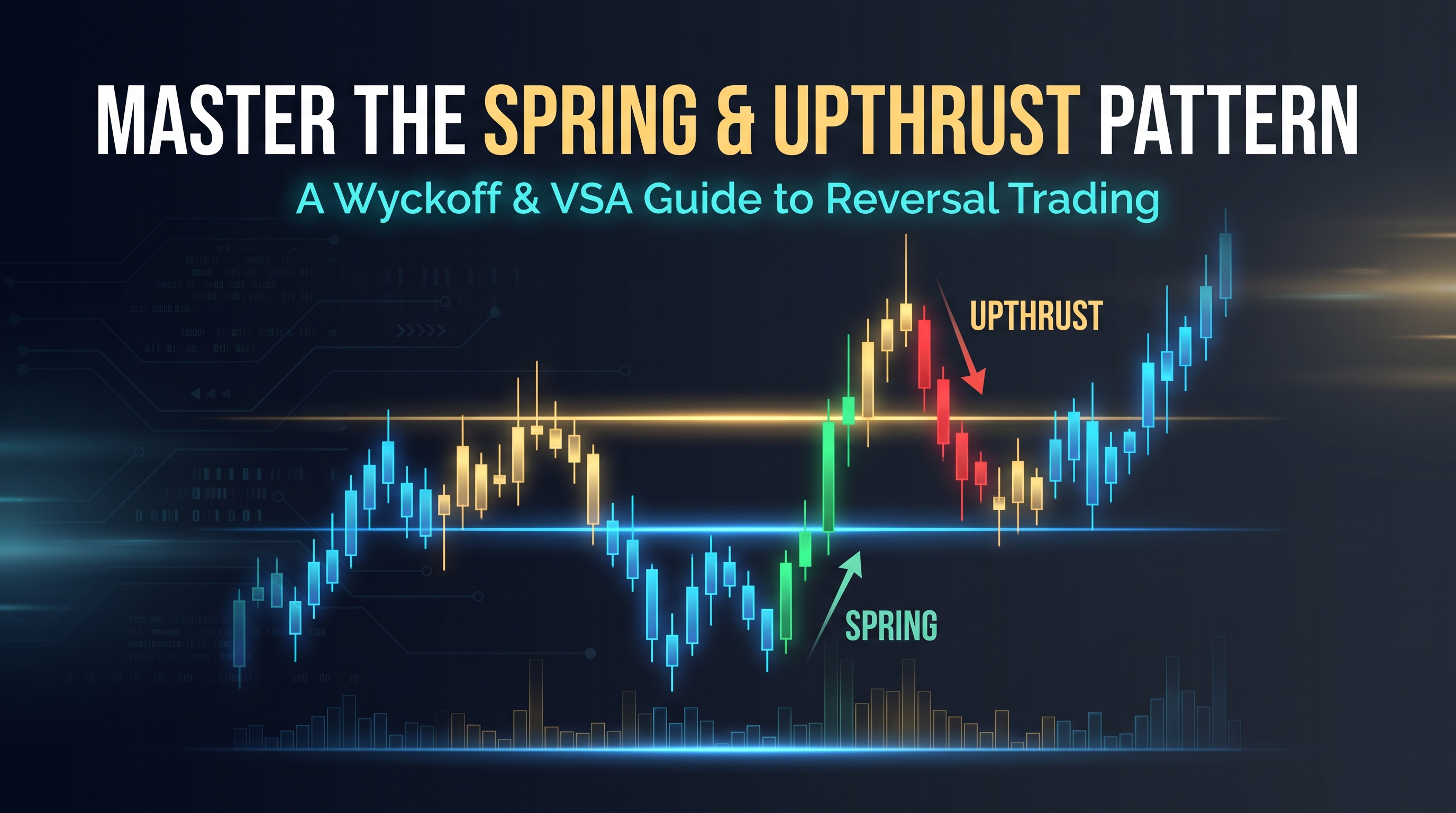 Master the Spring and Upthrust Pattern: A Wyckoff/VSA Guide to Reversal Trading - TradingAnalysis.ai Trading Guide