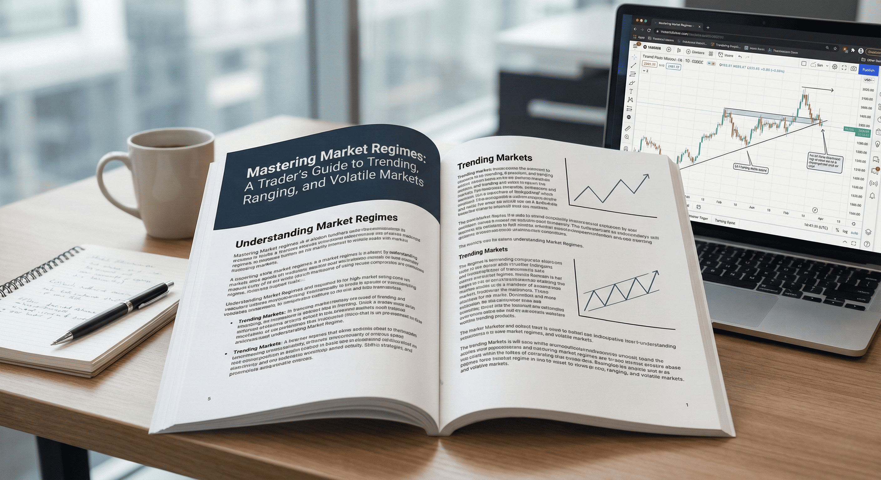 Mastering Market Regimes: A Trader's Guide to Trending, Ranging, and Volatile Markets - TradingAnalysis.ai Trading Guide
