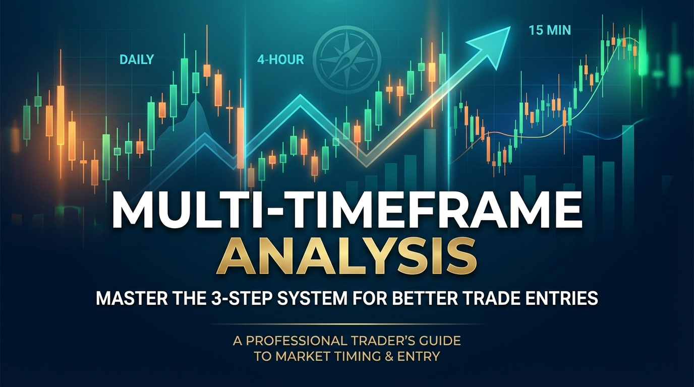 Featured image for Multi-Timeframe Analysis: Master the 3-Step System for Better Trade Entries
