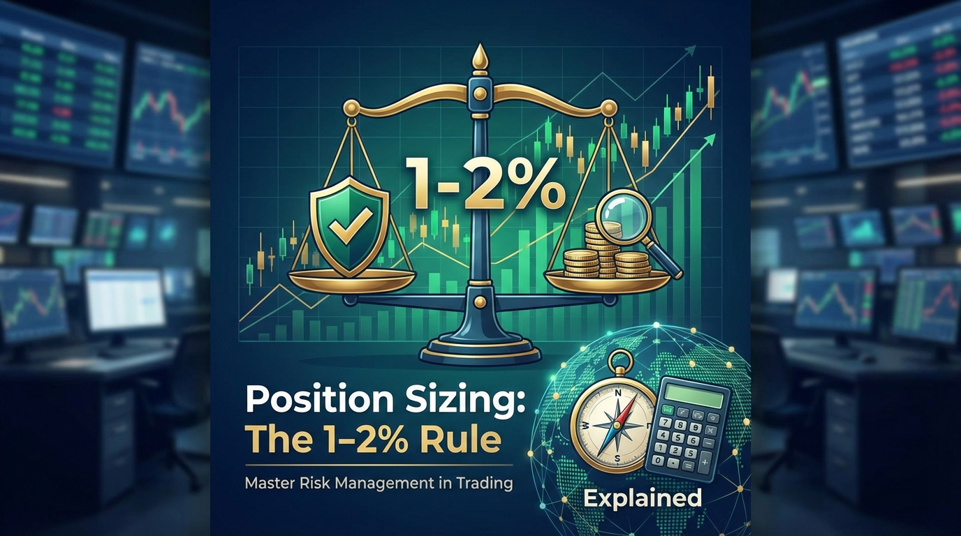 Featured image for Position Sizing: The 1-2% Rule Explained - Master Risk Management in Trading