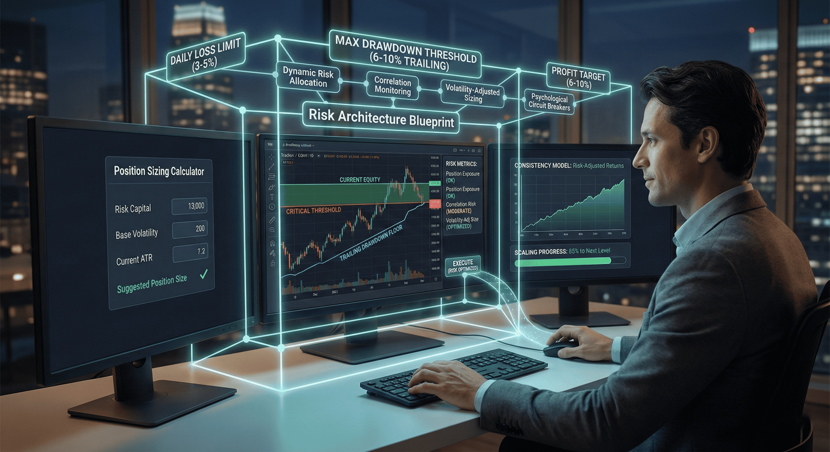 Prop Firm Risk Models Explained: How to Trade for Consistency Without Violating Rules - TradingAnalysis.ai Trading Guide