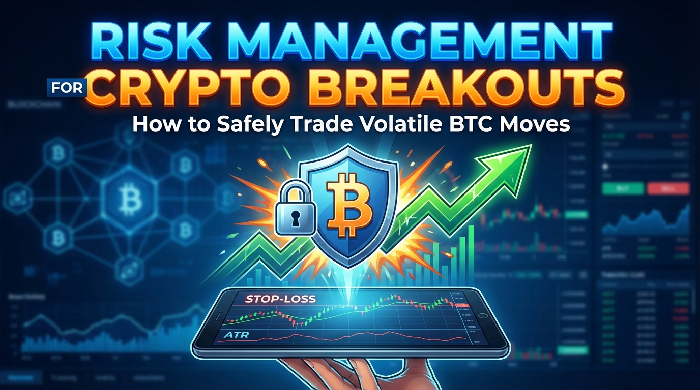 Featured image for Risk Management for Crypto Breakouts: How to Safely Trade Volatile BTC Moves