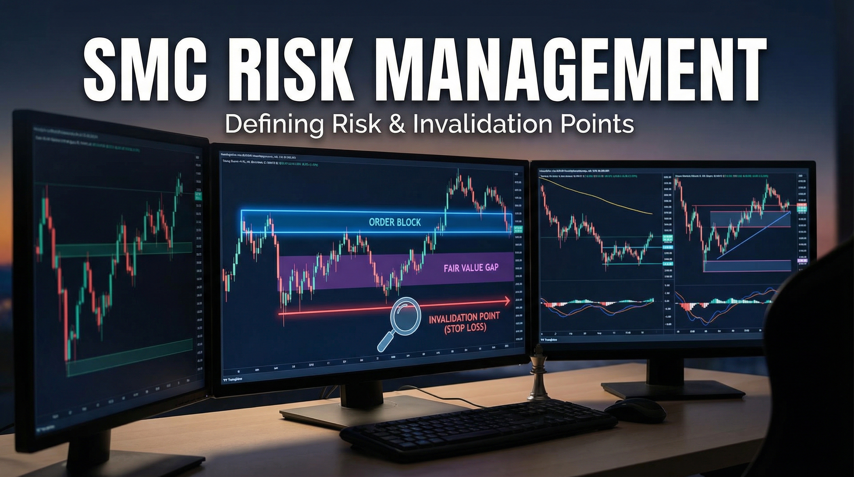 SMC Risk Management: Using Smart Money Concepts to Define Risk and Invalidation Points - TradingAnalysis.ai Trading Guide