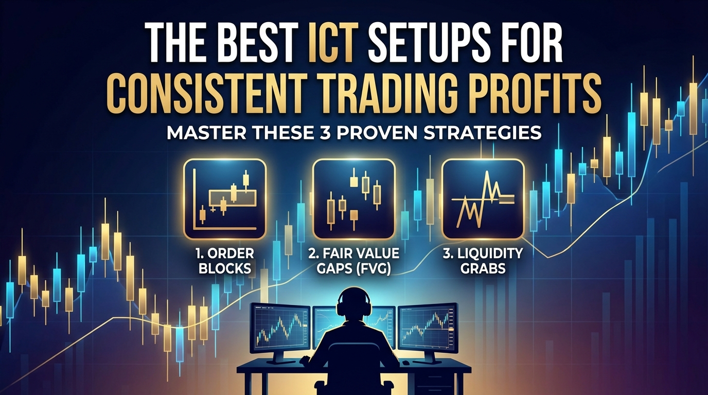 Featured image for The Best ICT Setups for Consistent Trading Profits: Master These 3 Proven Strategies