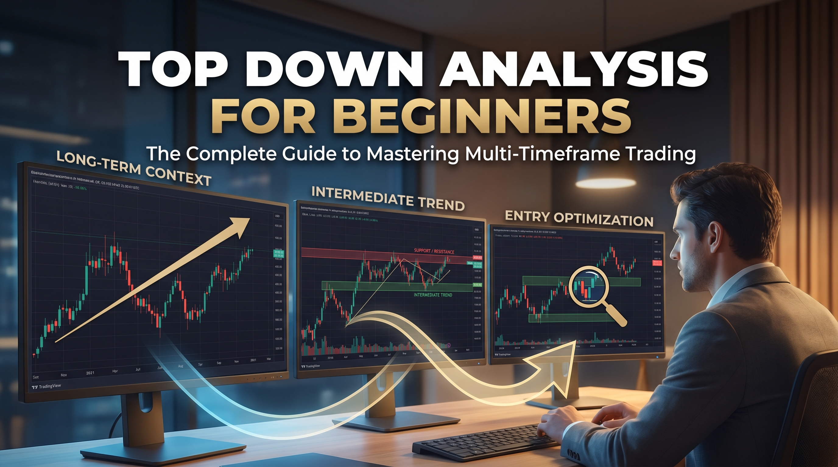 The Complete Top Down Analysis Guide for Beginner Traders - TradingAnalysis.ai Trading Guide