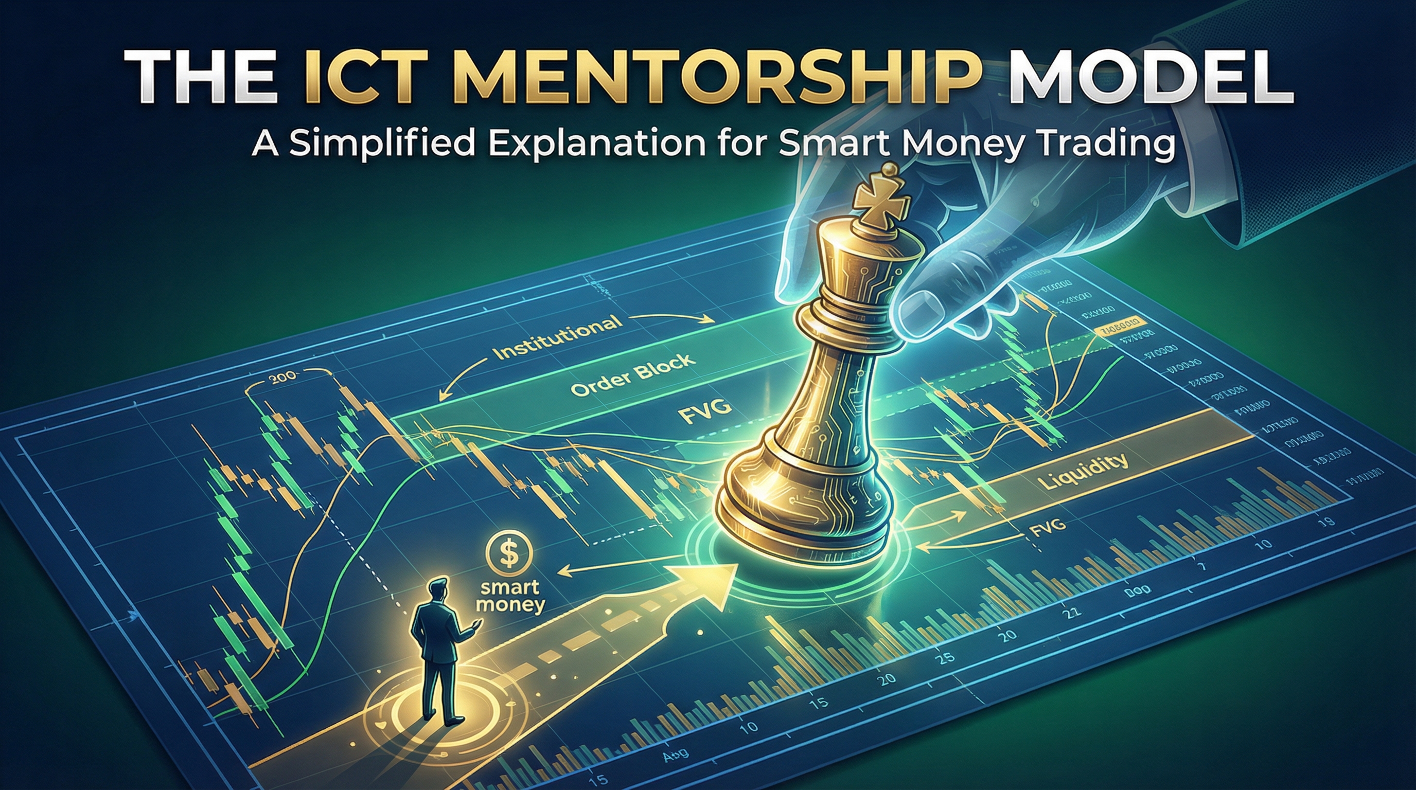 The ICT Mentorship Model: A Simplified Explanation for Smart Money Trading - TradingAnalysis.ai Trading Guide