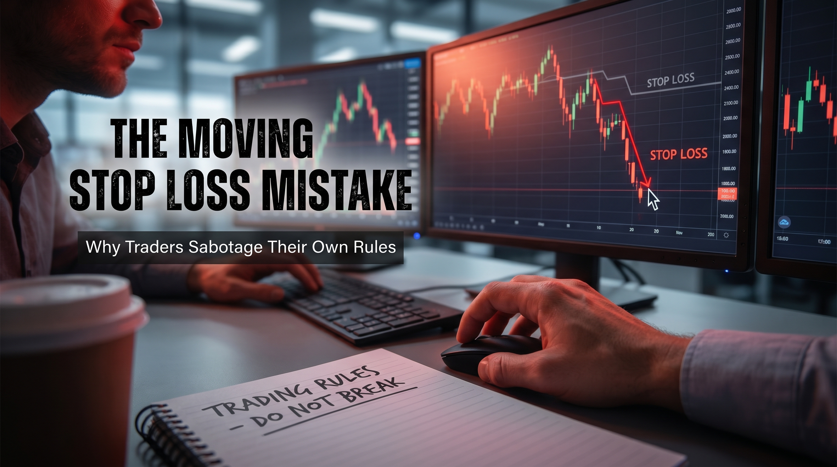 The Moving Stop Loss Mistake: Why Traders Sabotage Their Own Rules - TradingAnalysis.ai Trading Guide