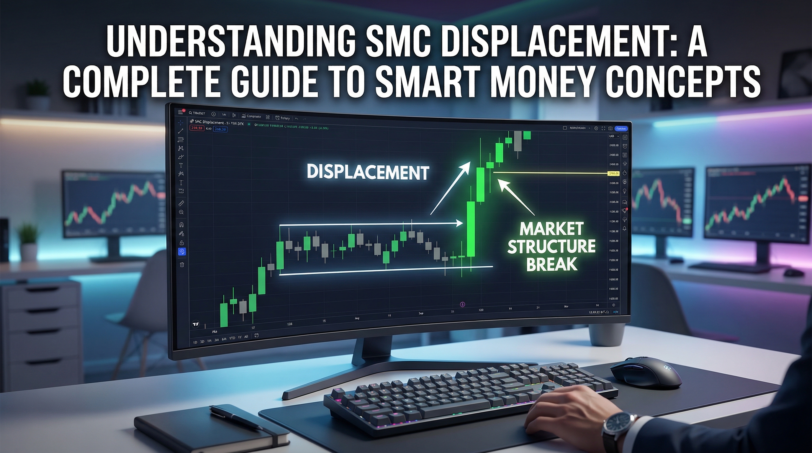Understanding SMC Displacement: A Complete Guide to Smart Money Concepts - TradingAnalysis.ai Trading Guide
