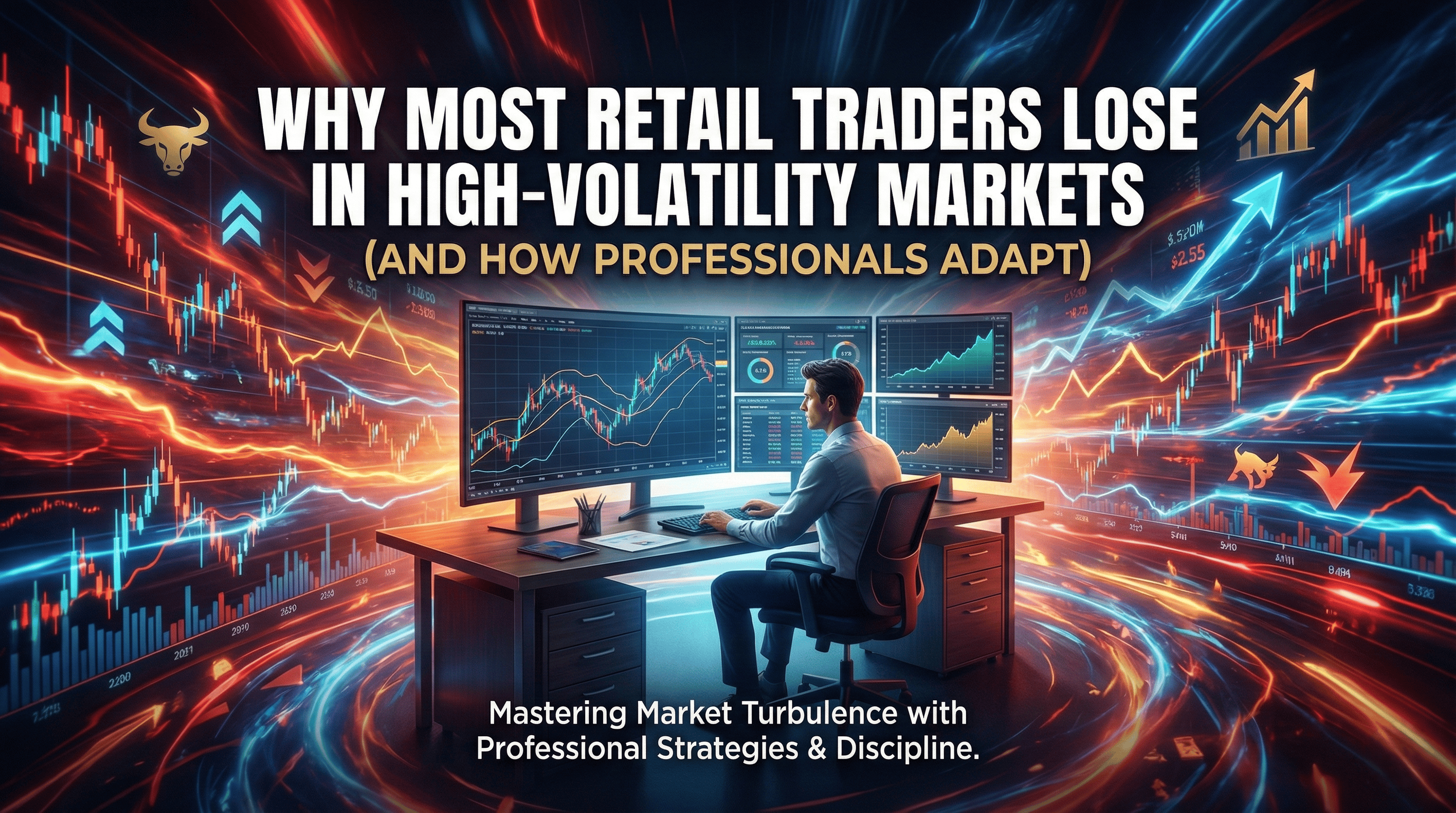Why Most Retail Traders Lose in High-Volatility Markets (And How Professionals Adapt) - TradingAnalysis.ai Trading Guide